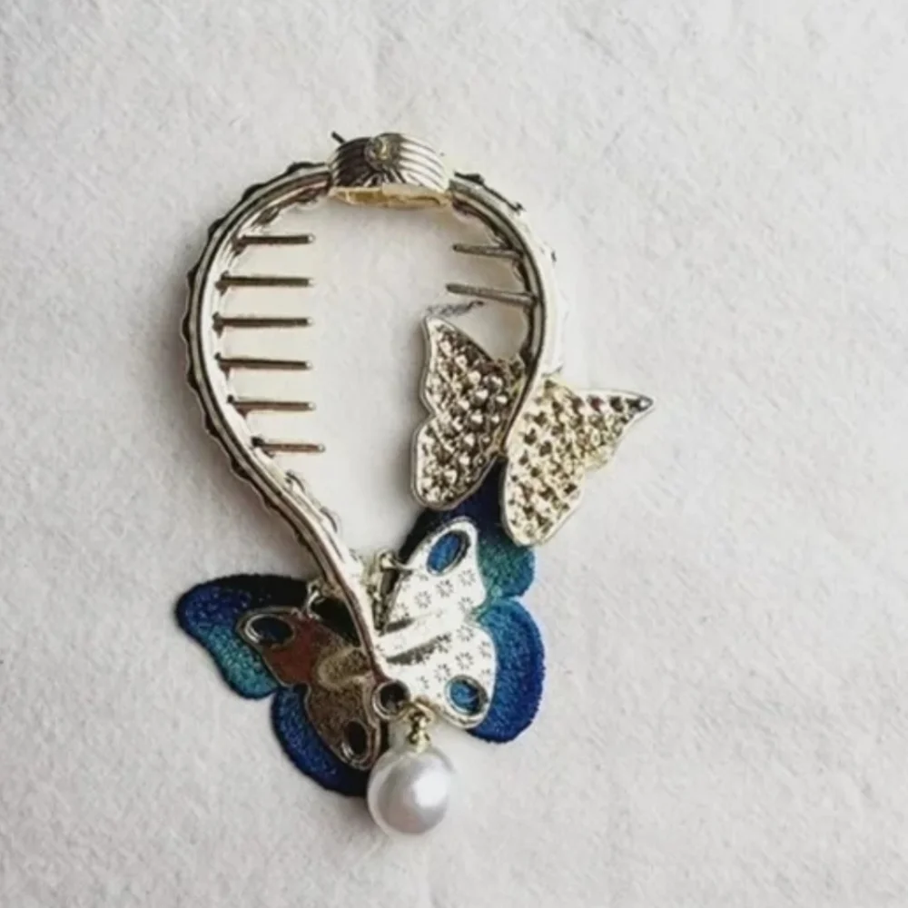 Embroidery Rhinestone Hair Accessories